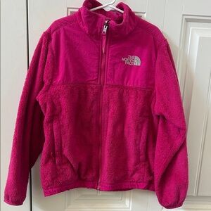 The North Face Hot Pink Full-Zip Fleece Jacket